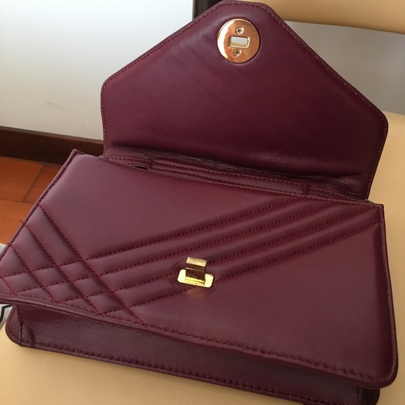 Kira Quilted Crossbody Bag, Red Agate - Picture 7 of 8